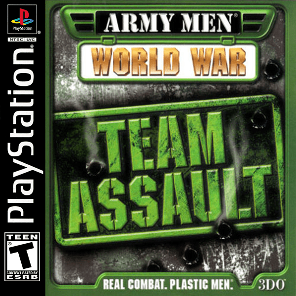 Army Men World War Team Assault box art for Playstation